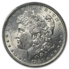 Lot #105 - 1883-O Morgan Dollar MS-62 PCGS