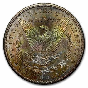 Lot #133 - 1880-S-MS63 Morgan Dollars BU (Beautifully Toned)