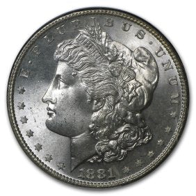 Lot #146 - 1881-S Morgan Dollar MS-63