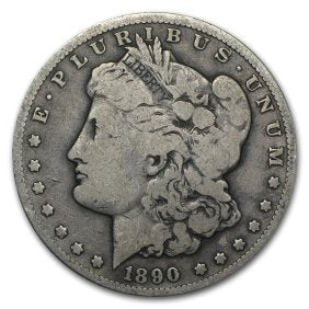 Lot #150 - 1890-CC Morgan Silver Dollar G-VG